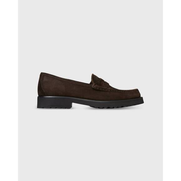 ANN MASHBURN Shoes - NEW ANN MASHBURN women's lug sole loafer in chocolate suede